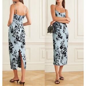 Reformation Womens Pennington Floral Print Dress Beatriz Size 12 NWT